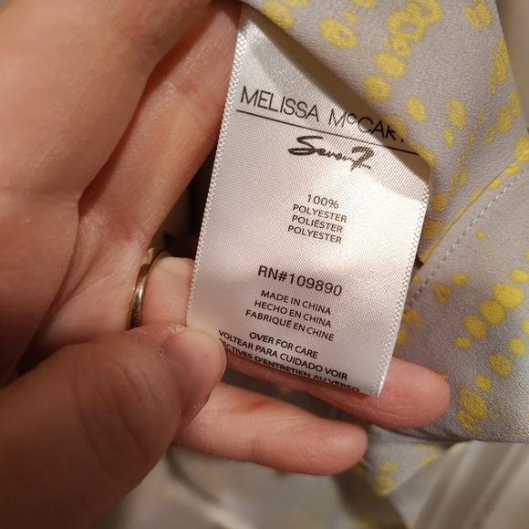 Melissa McCarthy 7 Seven Women's Artsy Chiffon Wrap Top Sz 2X-Boho Festival Wear - Picture 5 of 6